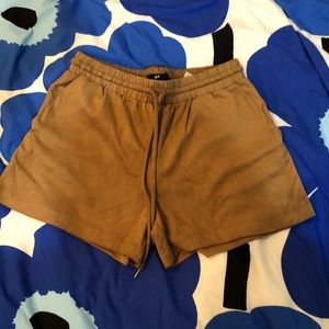 H&M faux Suede Shorts